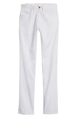 Berle Charleston Stretch Cotton Khakis in White