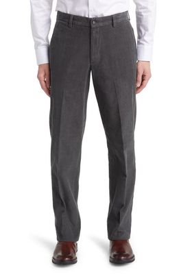 Berle Flat Front Corduroy Dress Pants in Moss 