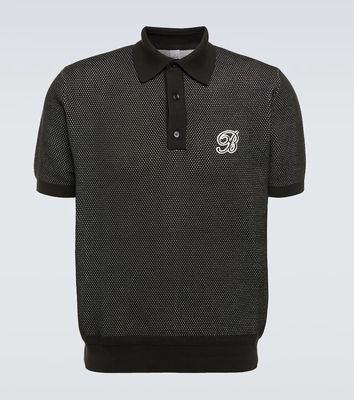 Berluti Golf cotton and silk polo shirt