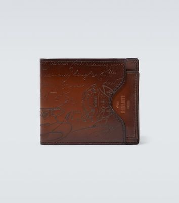 Berluti Makore 2-in-1 Scritto leather Wallet