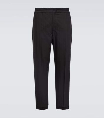 Berluti Wool and cotton tapered pants