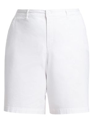 Bermuda Shorts - Optic White - Size 14 - Optic White - Size 14