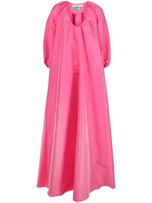 Bernadette A-line satin gown - Pink