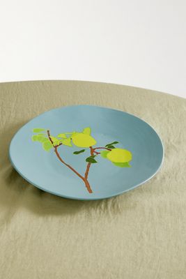 BERNADETTE - Ceramic Dinner Plate - Blue