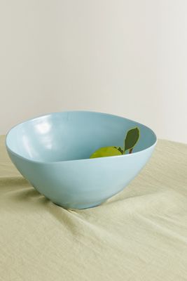 BERNADETTE - Ceramic Salad Bowl - Blue