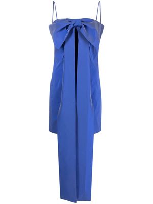 Bernadette Estelle bow-embellished dress - Blue
