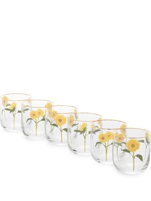 Bernadette Sunflower Water Glasses - Neutrals