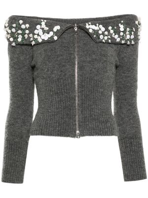Bernadette Sylvia knitted cardigan - Grey