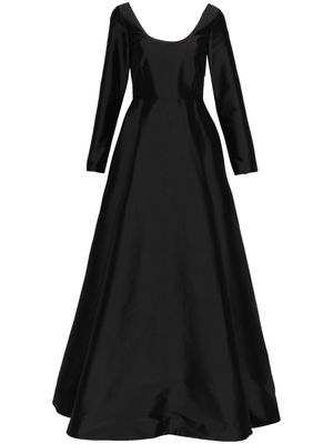 Bernadette taffeta empire-line gown - Black