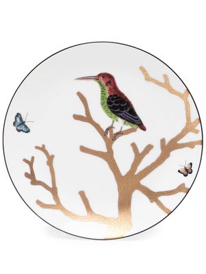 Bernardaud Aux Oiseaux bird-print plate - White