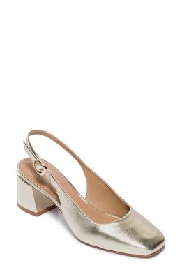 Bernardo Alexia Slingback Pump in Champagne 