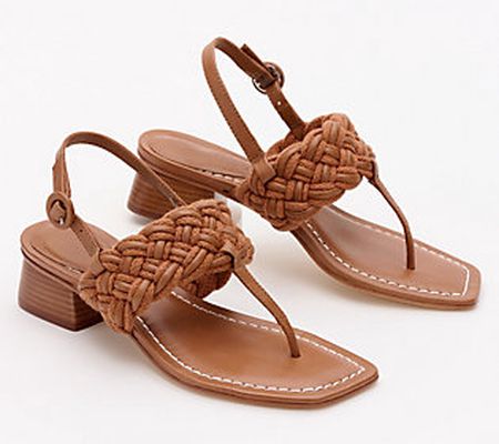 Bernardo Leather Ankle Strap Heeled Sandals - Johanna