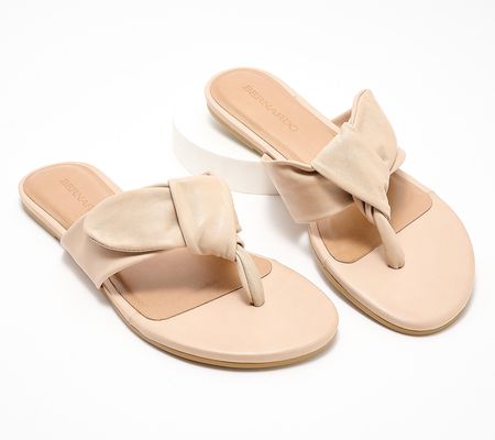 Bernardo Leather Thong Sandals - Harmony