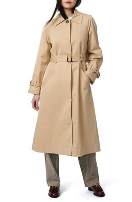 Bernardo Modern Trench Coat in Sand