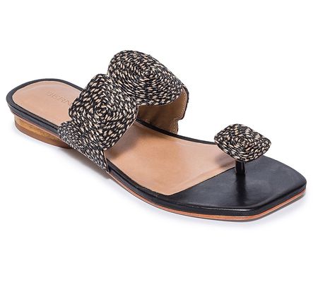 Bernardo Raffia Sandal- Palermo Raffia