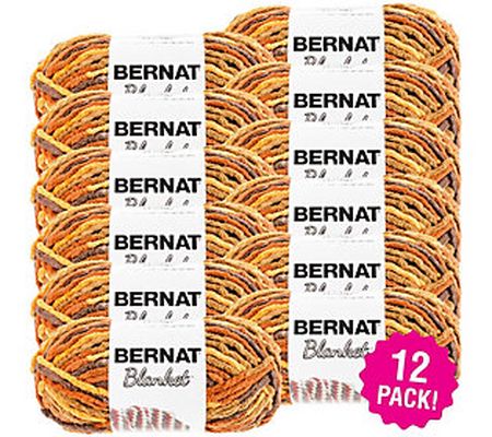 Bernat Blanket Multipack of 12 Leaves Yarn