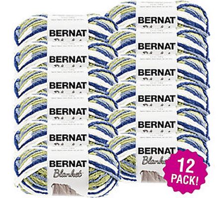 Bernat Blanket Multipack of 12 Oceanside Yarn