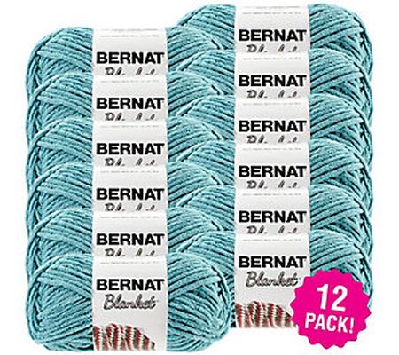 Bernat Blanket Multipack of 12 Teal Yarn