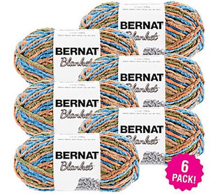 Bernat Blanket Multipack of 6 Cabin Yarn