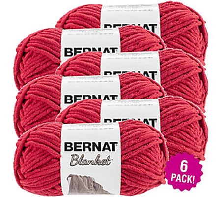Bernat Blanket Multipack of 6 Cranberry Yarn