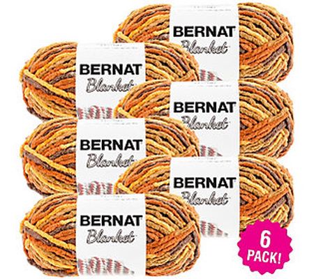 Bernat Blanket Multipack of 6 Leaves Yarn