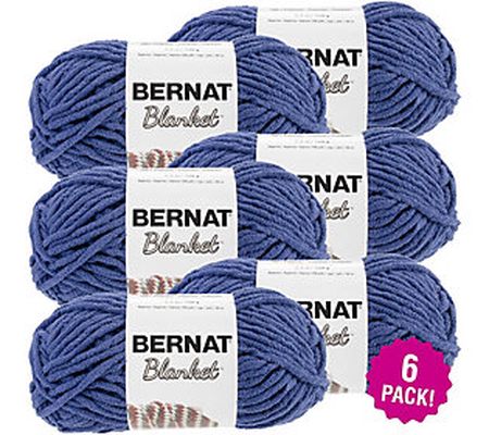 Bernat Blanket Multipack of 6 Navy Yarn