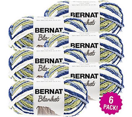 Bernat Blanket Multipack of 6 Oceanside Yarn