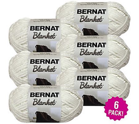 Bernat Blanket Multipack of 6 White Yarn