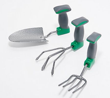 Bernini 3-Piece EZ Grip Garden Hand Tools