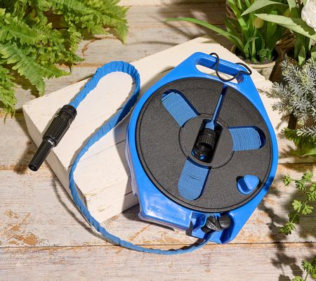 Bernini 40' Compact Fabric Garden Hose on Reel