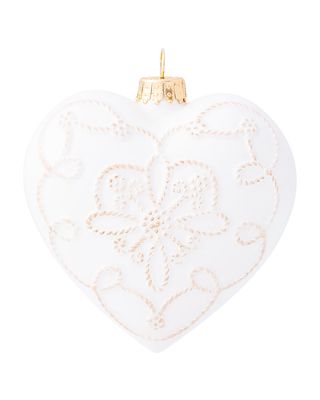Berry & Thread Ceramic Heart Ornament