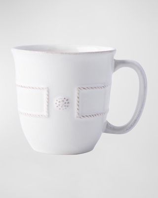 Berry & Thread French Panel Cofftea Cup - Whitewash