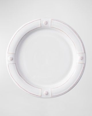 Berry & Thread French Panel Dinner Plate - Whitewash