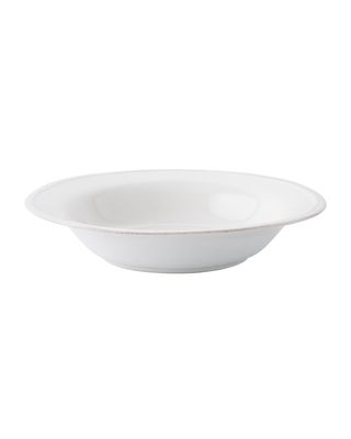 Berry & Thread Rimmed Soup Bowl - Whitewash