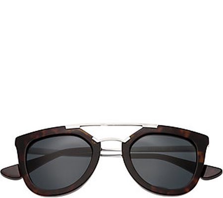 Bertha Ella Tortoise Sunglasses w/ Polarized Le nses