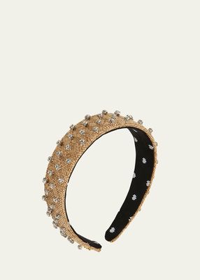 Bessette Embellished Woven Headband