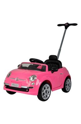 Best Ride on Cars Fiat 500 Push Car in Pink