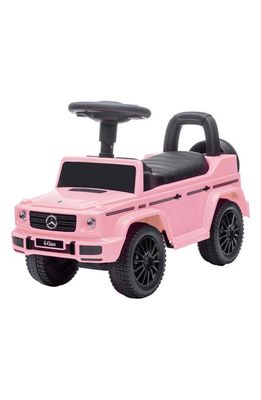 Best Ride on Cars Kids' Mercedes G-Wagon Push Car in Baby Pink