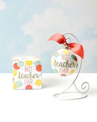 Best Teacher Ever Ornament, Personalized