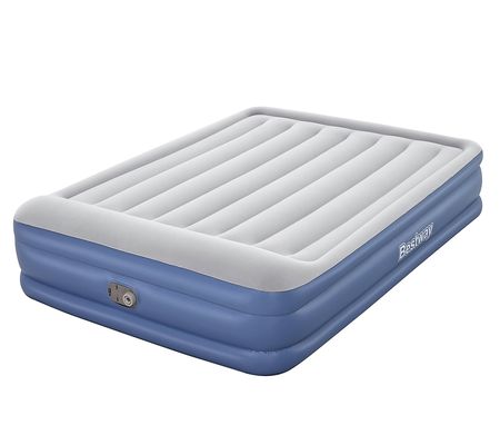 Bestway Tritech Air Mattress, Queen 18", Built- in AC Pump/ Ant