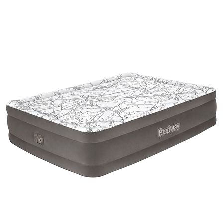 Bestway Tritech Cushify Top Air Mattress, Queen 18", Built-in