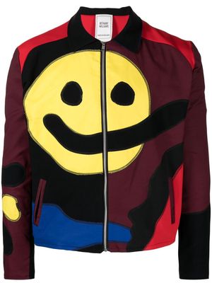 Bethany Williams Jersey patchwork smiley jacket - Multicolour