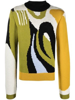 Bethany Williams Our Tools knitted jumper - Green