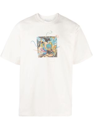 Bethany Williams Sociale embroidered organic cotton T-shirt - White
