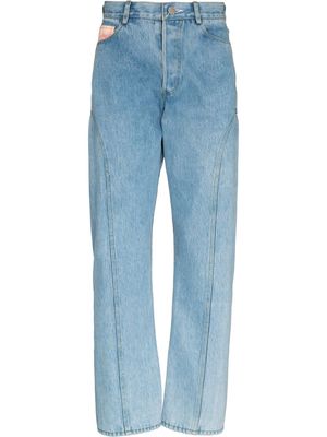 Bethany Williams x Browns Focus 2 straight-leg jeans - Blue