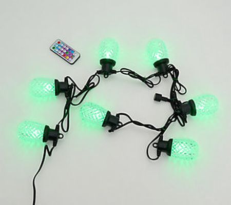 Bethlehem Lights 18' Faceted RGB Light Strand with Remote