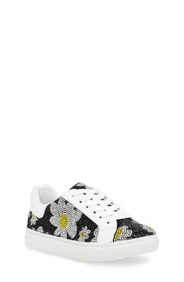 Betsey Johnson Kids' Linsy Rhinestone Sneaker in Daisy Multi