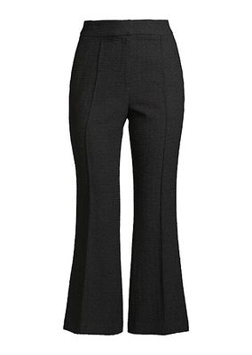 Betsy Flared Bouclé-Knit Pants