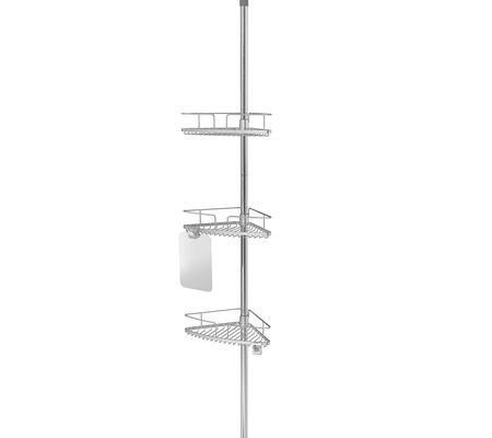 Better Living FINELINE 3 Tension Pole Caddy wit h Mirror