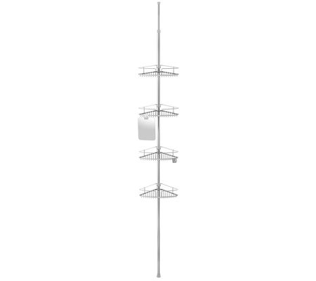 Better Living FINELINE 4 Tension Pole Caddy wit h Mirror